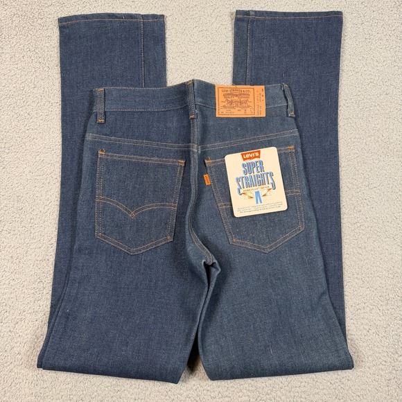 Levi's Other - Vintage Levis Jeans Men 30x34 (Fit 28x34) Deadstock USA Super Straights 70s 80s